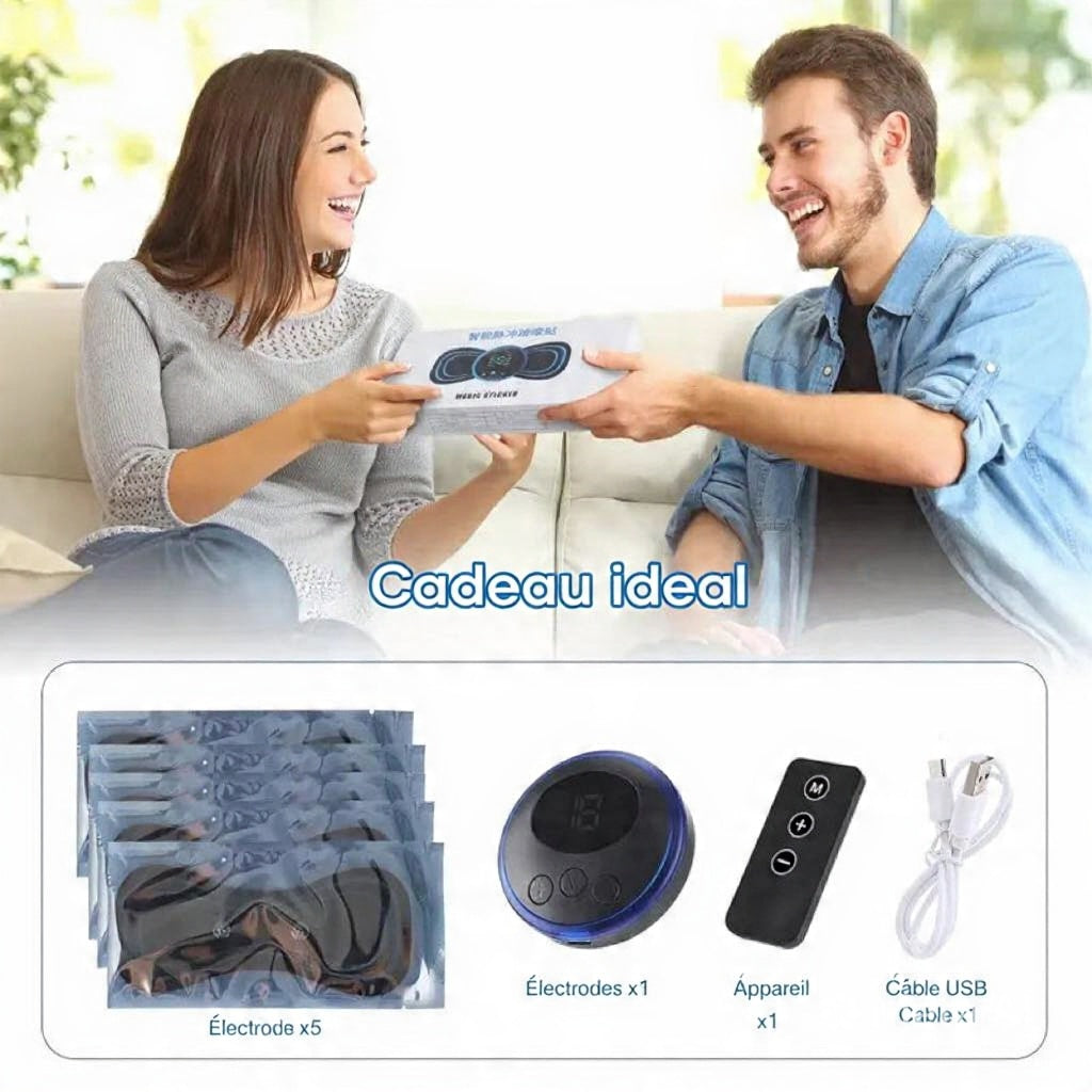 Mini Masseur Cervical EMS Intelligent - Soulage Nuque & épaule en 15min